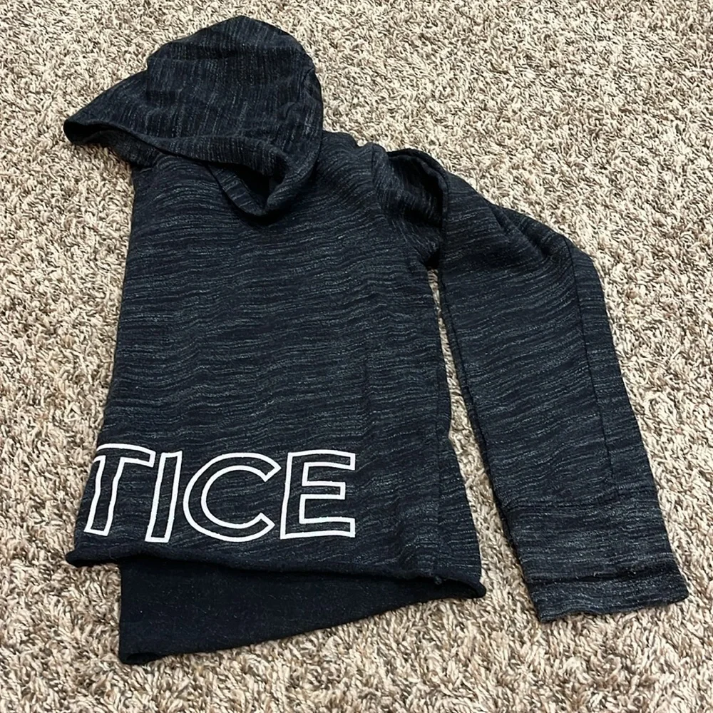 JUSTICE cropped hoodie 🖤